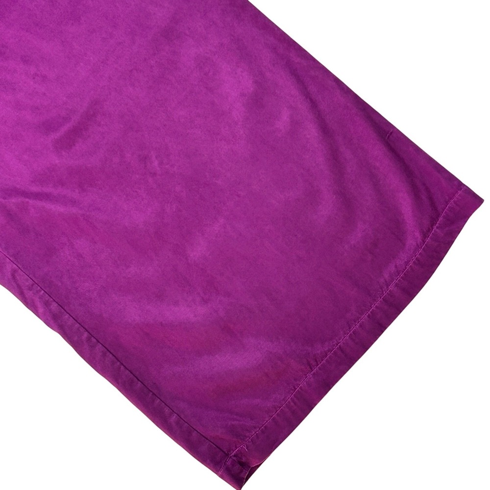 Bryn Walker Pants Womens M Wide Leg Silky Satin Cupro Lagenlook Purple Medium - Picture 8 of 12